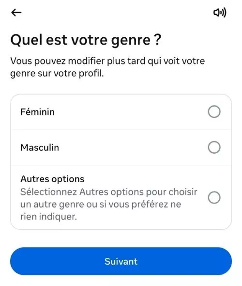 Ajouter le genre
