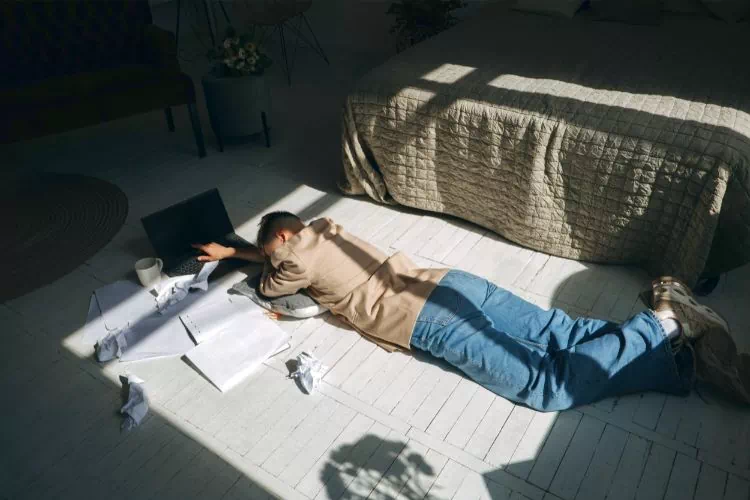 Personne en burn-out