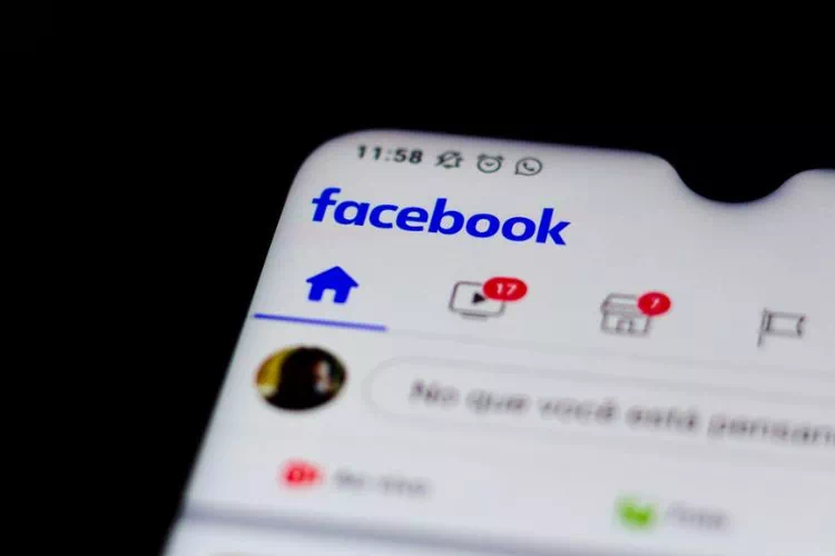 Interface de Facebook